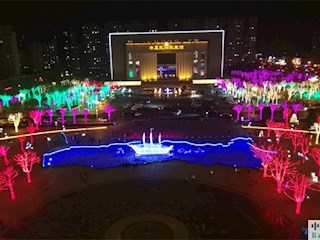 霸州市春節(jié)夜景