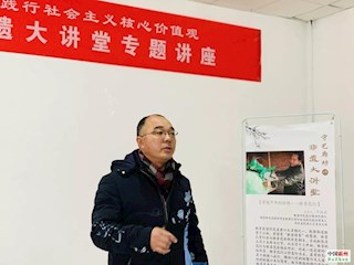 非遺大講堂走進古鎮(zhèn)勝芳，?？⒅v授“穿越千年的驚艷—勝芳花燈”