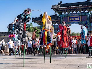 廊坊霸州：省級非遺“火神信俗”在勝芳古鎮(zhèn)上演