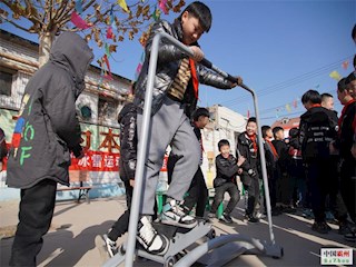 河北廊坊霸州：推廣冰雪運動為冬奧加油