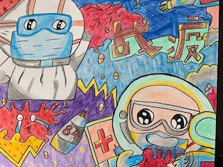 影像記錄丨河北廊坊霸州：抗擊疫情主題繪畫作品（二）