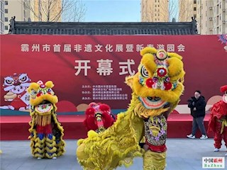 河北廊坊霸州：首屆非遺文化展暨新春游園會成為歡度新春的好去處