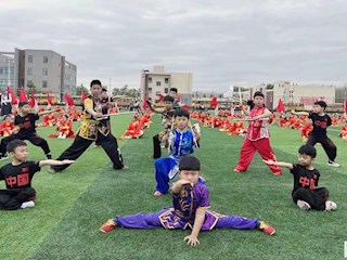 影像記錄丨河北霸州：團(tuán)體操展演 亮蓬勃朝氣