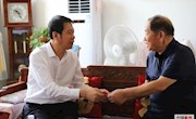 齊德旺到勝芳鎮(zhèn)走訪慰問部分老村街干部
