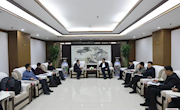 市政府市長(zhǎng)張淼與電科院副院長(zhǎng)蔣迎偉一行對(duì)接交流