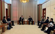 市長(zhǎng)張淼與中國(guó)水電基礎(chǔ)局有限公司一行座談交流